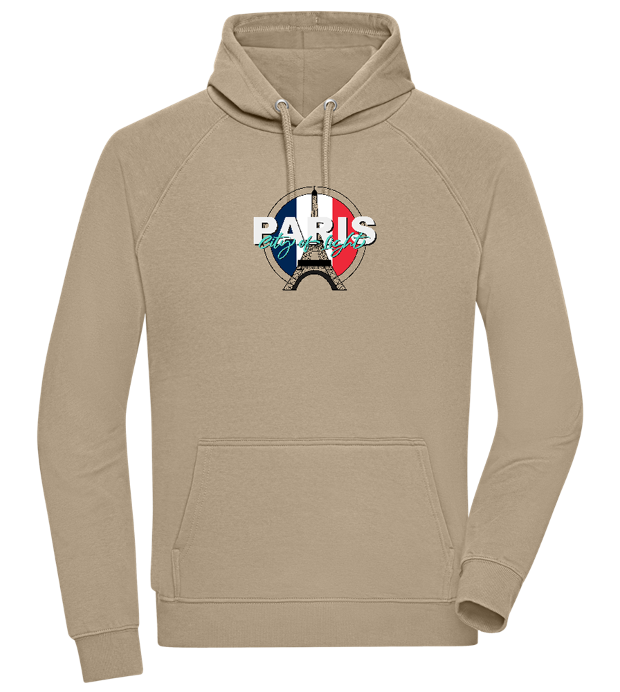 City of Light Design - Comfort unisex hoodie_KHAKI_front