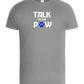 Talk to the Paw Design - Basic Unisex T-Shirt_ORION GREY_front