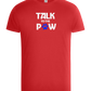 Talk to the Paw Design - Basic Unisex T-Shirt_RED_front