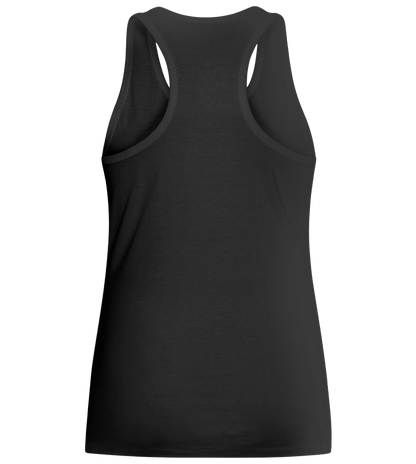 J'y Vais au Talent Sans Pression Design - Basic women's tank top_DEEP BLACK_back