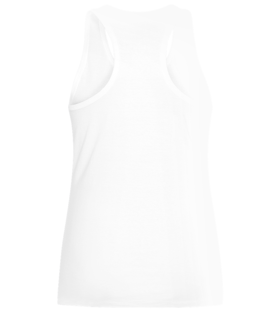 J'y Vais au Talent Sans Pression Design - Basic women's tank top_WHITE_back