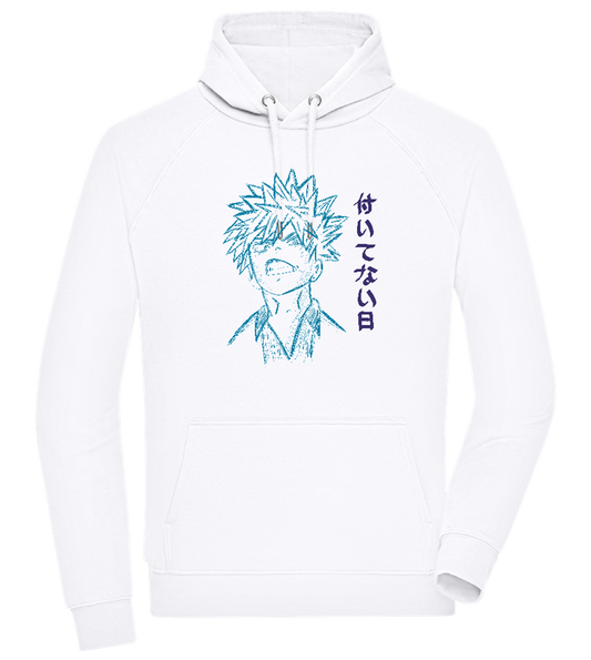 Anime Sketch Design - Comfort unisex hoodie_WHITE_front