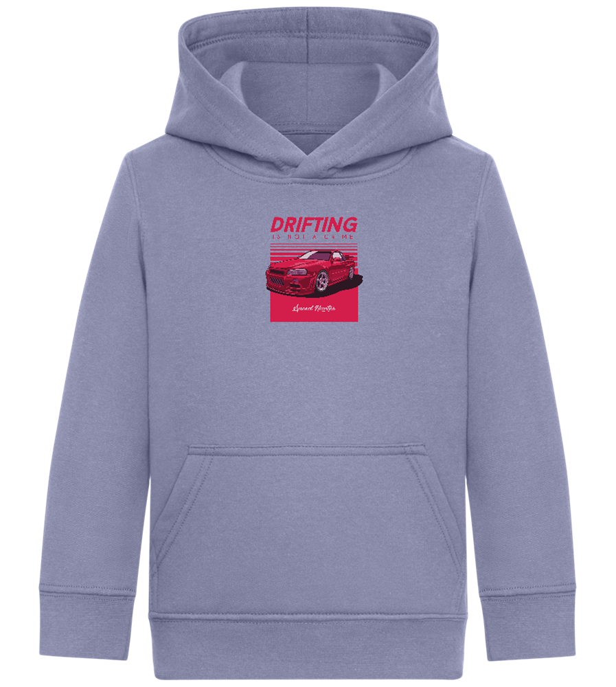 Drifting Not A Crime Design - Comfort Kids Hoodie_BLUE_front