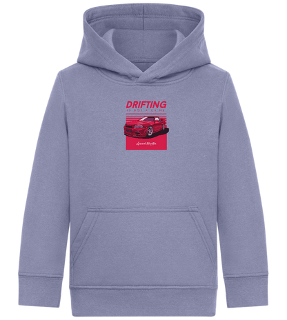 Drifting Not A Crime Design - Comfort Kids Hoodie_BLUE_front