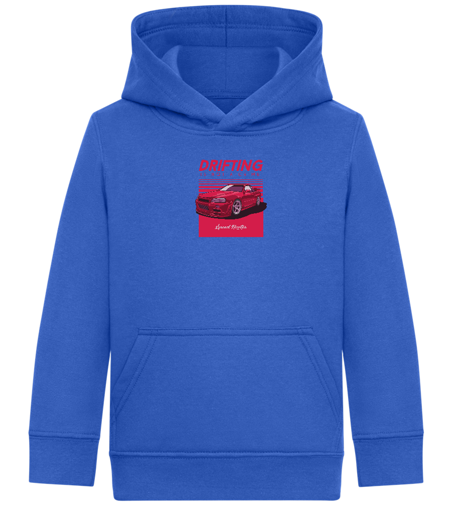 Drifting Not A Crime Design - Comfort Kids Hoodie_ROYAL_front