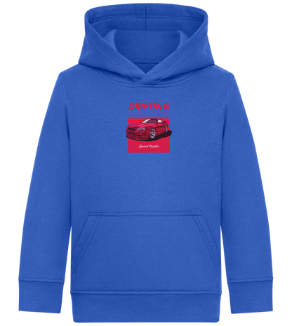 Drifting Not A Crime Design - Comfort Kids Hoodie_ROYAL_front