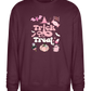 Pink Trick or Treat Design - Comfort Essential Unisex Sweater_BORDEAUX_front