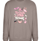 Pink Trick or Treat Design - Comfort Essential Unisex Sweater_CHARCOAL CHIN_front