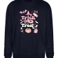 Pink Trick or Treat Design - Comfort Essential Unisex Sweater_FRENCH NAVY_front