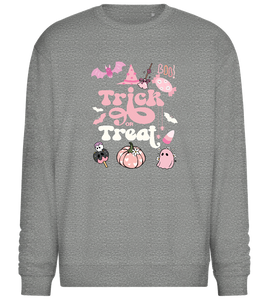 Pink Trick or Treat Design - Comfort Essential Unisex Sweater