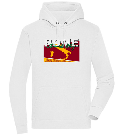 Eternal City Design - Premium unisex hoodie_WHITE_front