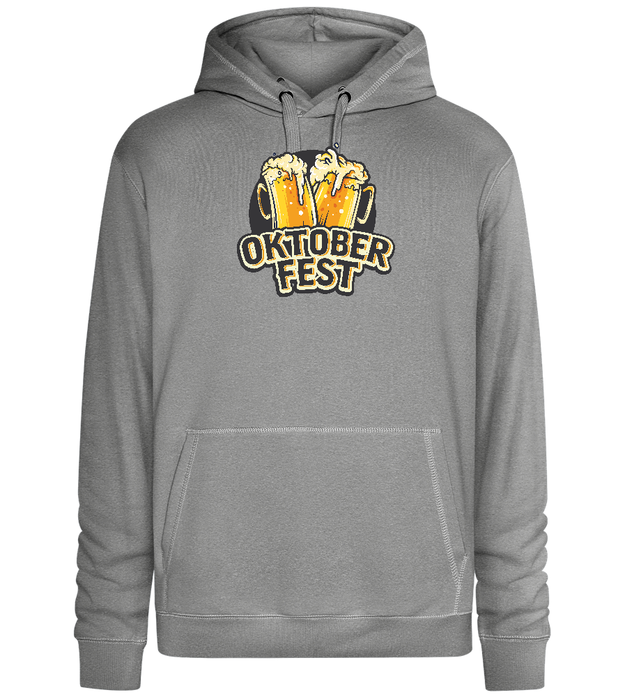 Oktoberfest Beers Design - Premium unisex hoodie_ORION GREY II_front