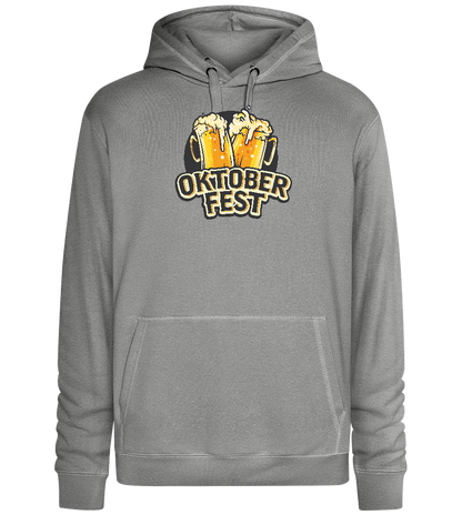 Oktoberfest Beers Design - Premium unisex hoodie_ORION GREY II_front