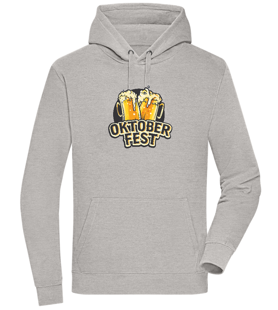 Oktoberfest Beers Design - Premium unisex hoodie_ORION GREY II_front