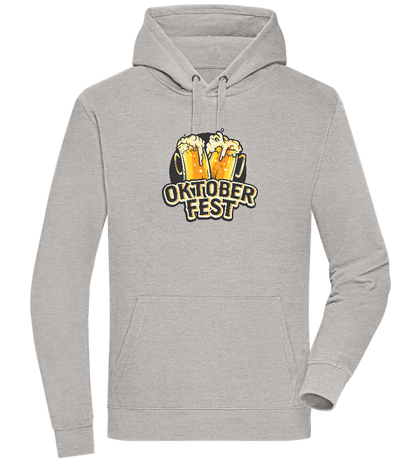 Oktoberfest Beers Design - Premium unisex hoodie_ORION GREY II_front