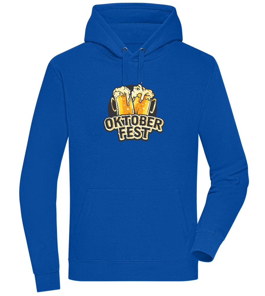 Oktoberfest Beers Design - Premium unisex hoodie_ROYAL_front