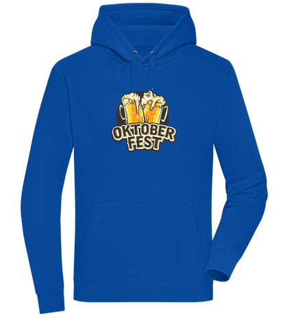 Oktoberfest Beers Design - Premium unisex hoodie_ROYAL_front