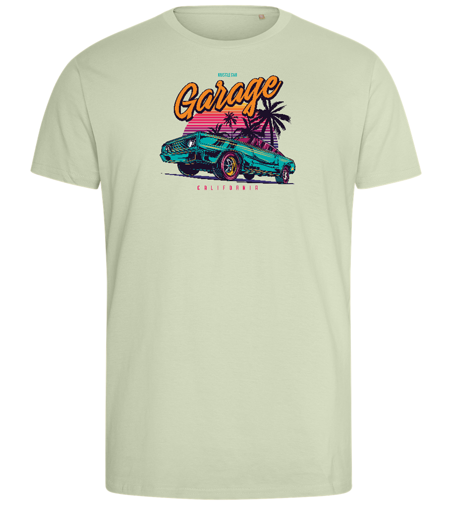 Car Garage Design - Comfort men's fitted t-shirt_SILESTONE_front