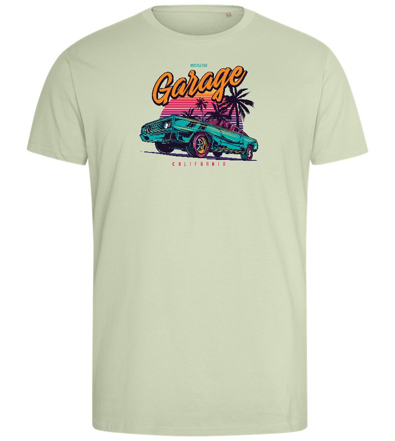 Car Garage Design - Comfort men's fitted t-shirt_SILESTONE_front