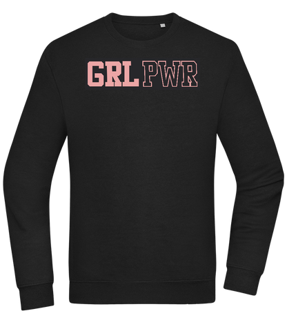 Girl Power 3 Design - Comfort Essential Unisex Sweater_BLACK_front