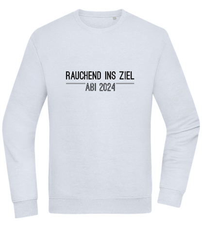 Rauchend Ins Ziel Design - Comfort Essential Unisex Sweater_CREAMY BLUE_front