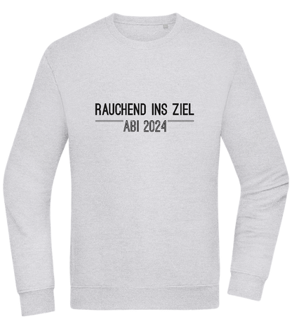 Rauchend Ins Ziel Design - Comfort Essential Unisex Sweater_ORION GREY II_front