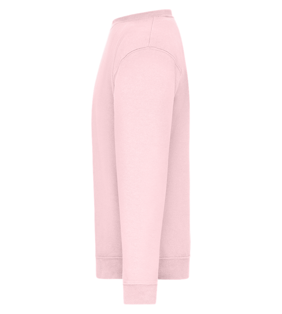 Rauchend Ins Ziel Design - Comfort Essential Unisex Sweater_LIGHT PEACH ROSE_left