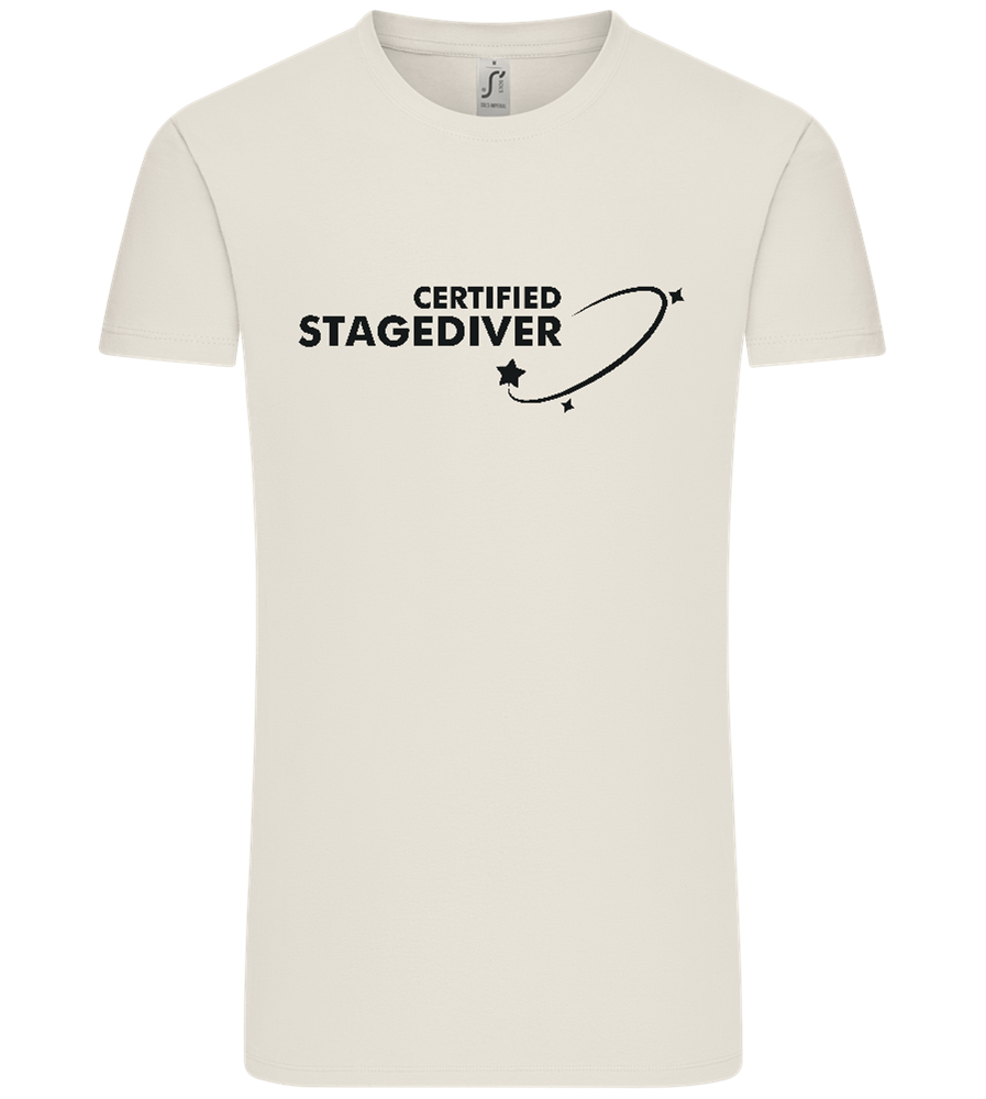 Certified Stagediver Design - Comfort Unisex T-Shirt_ECRU_front
