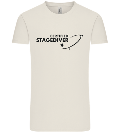 Certified Stagediver Design - Comfort Unisex T-Shirt_ECRU_front