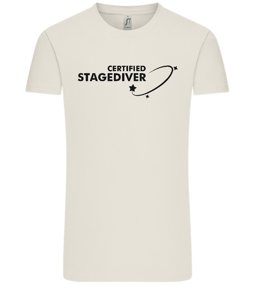 Certified Stagediver Design - Comfort Unisex T-Shirt_ECRU_front