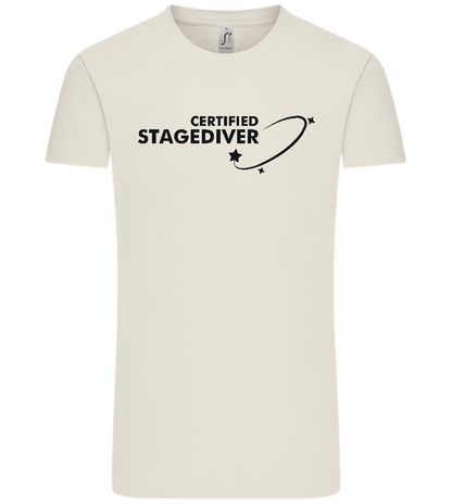 Certified Stagediver Design - Comfort Unisex T-Shirt_ECRU_front