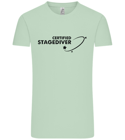 Certified Stagediver Design - Comfort Unisex T-Shirt_ICE GREEN_front