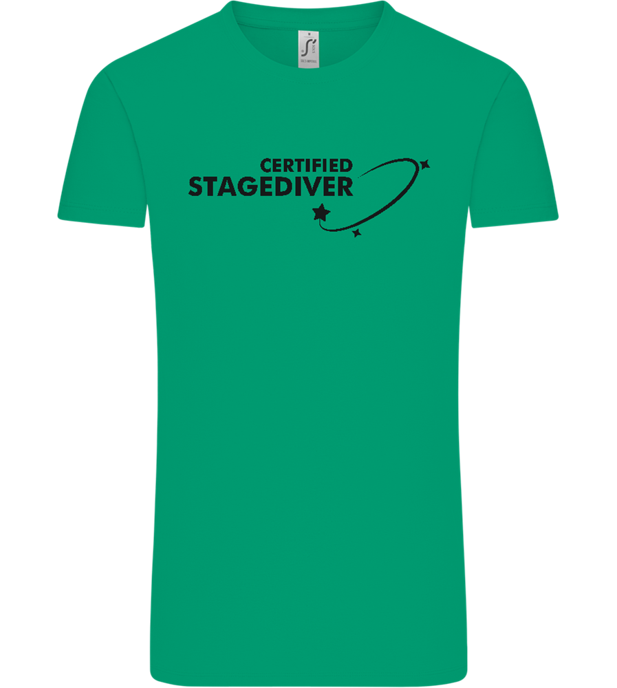 Certified Stagediver Design - Comfort Unisex T-Shirt_SPRING GREEN_front