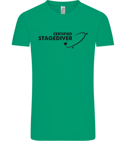 Certified Stagediver Design - Comfort Unisex T-Shirt_SPRING GREEN_front