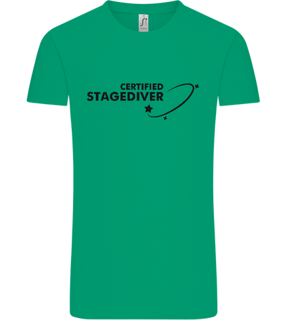 Certified Stagediver Design - Comfort Unisex T-Shirt_SPRING GREEN_front