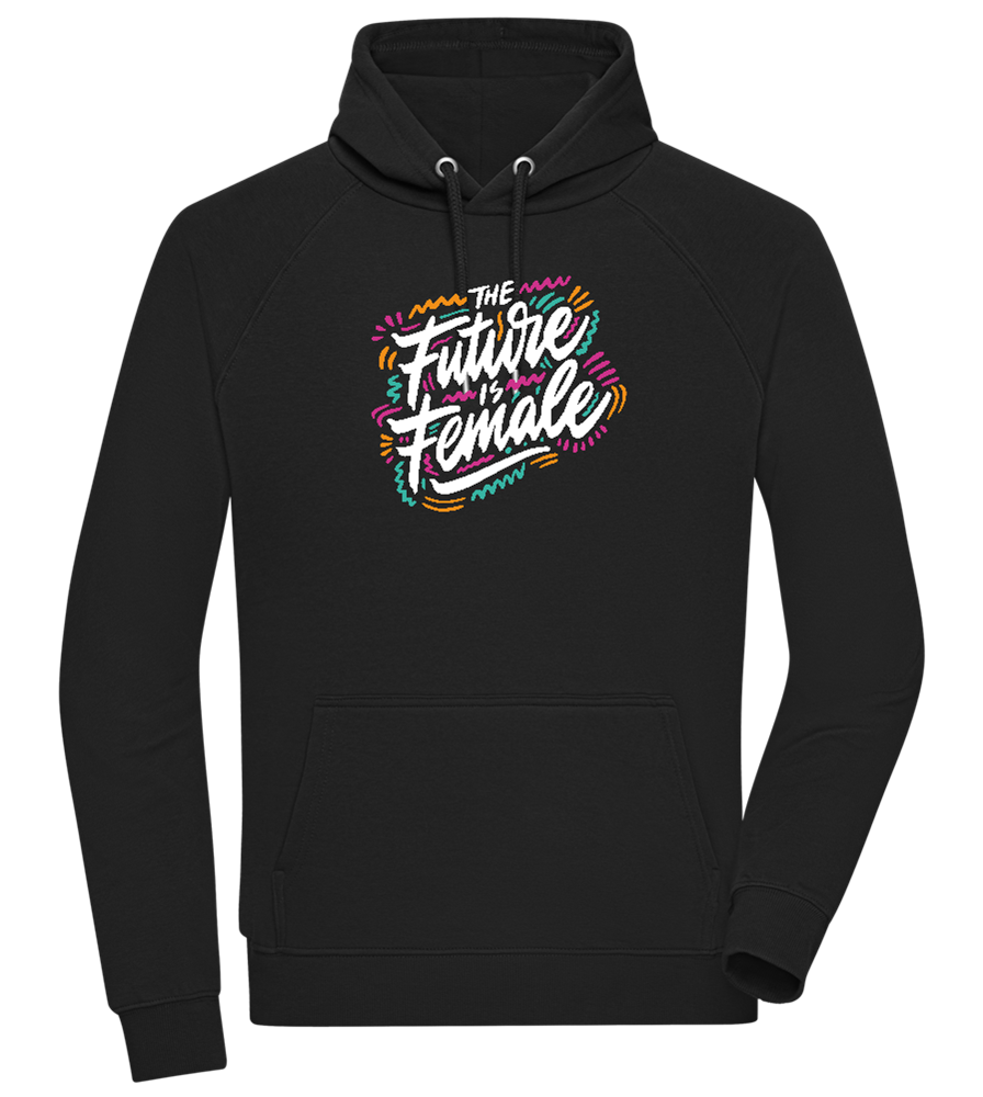 Future Is Female Design - Comfort unisex hoodie_BLACK_front