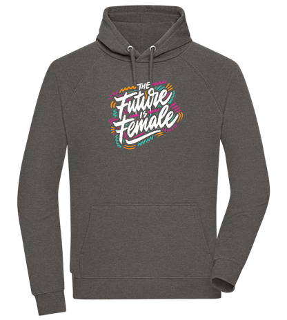 Future Is Female Design - Comfort unisex hoodie_CHARCOAL CHIN_front