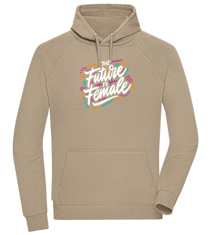 Future Is Female Design - Comfort unisex hoodie_KHAKI_front