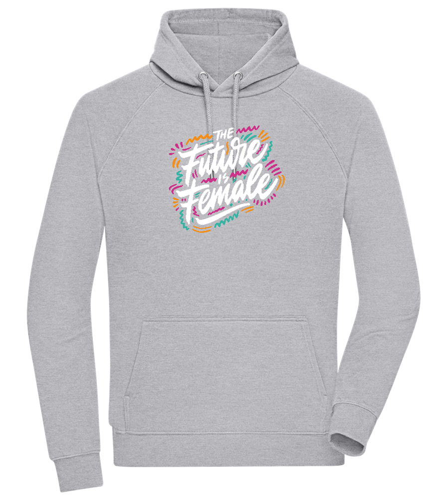 Future Is Female Design - Comfort unisex hoodie_ORION GREY II_front