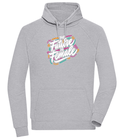 Future Is Female Design - Comfort unisex hoodie_ORION GREY II_front