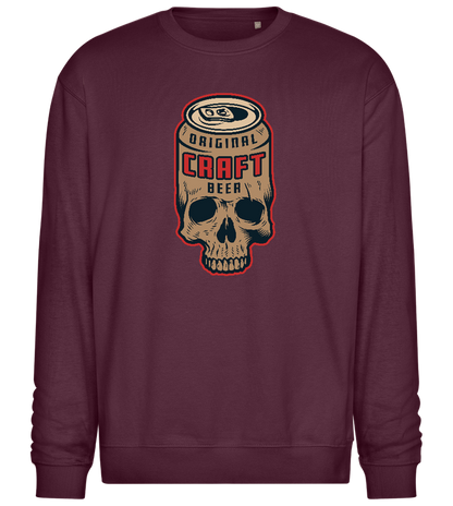 Craft Beer Design - Comfort Essential Unisex Sweater_BORDEAUX_front