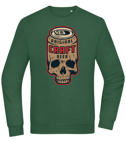 Craft Beer Design - Comfort Essential Unisex Sweater_GREEN BOTTLE_front