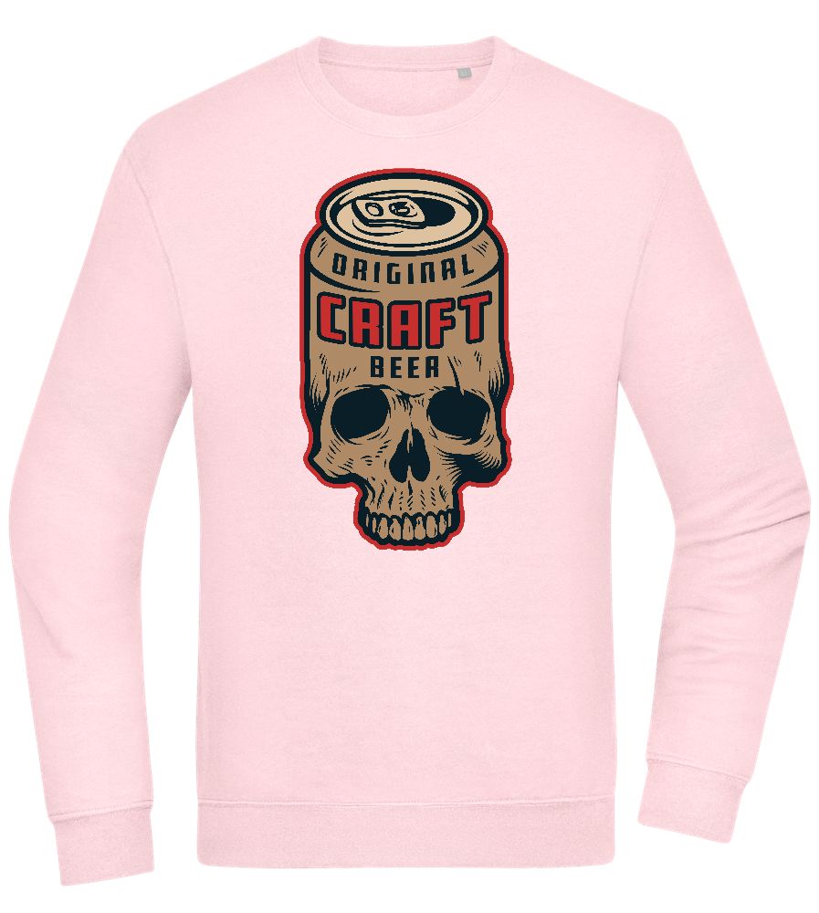 Craft Beer Design - Comfort Essential Unisex Sweater_LIGHT PEACH ROSE_front