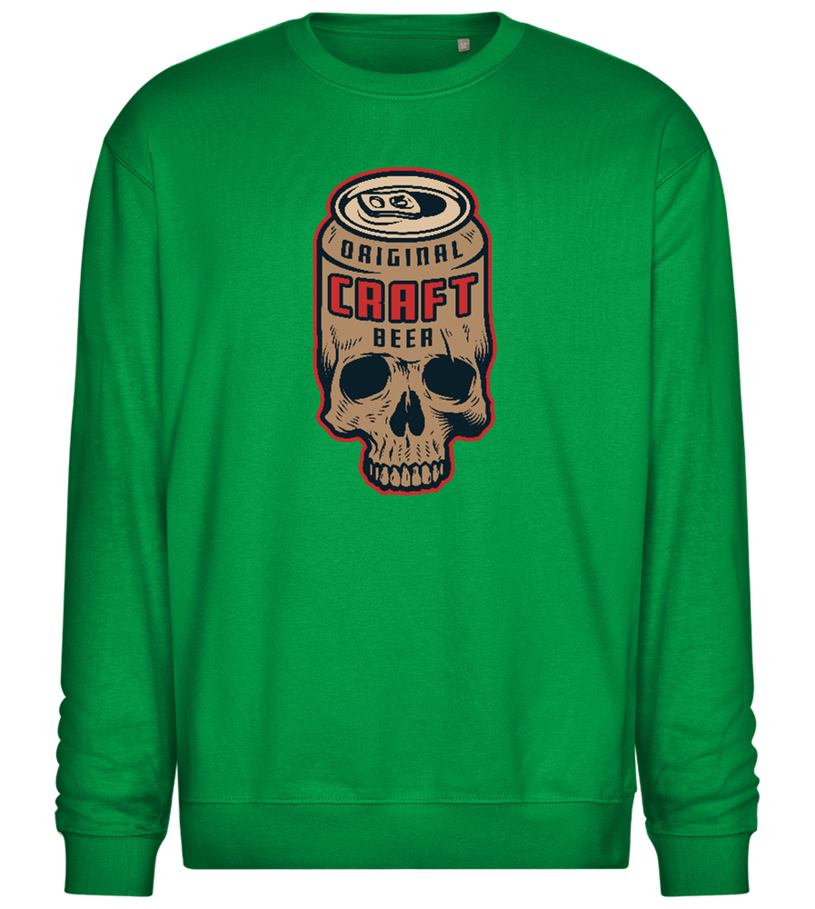 Craft Beer Design - Comfort Essential Unisex Sweater_MEADOW GREEN_front