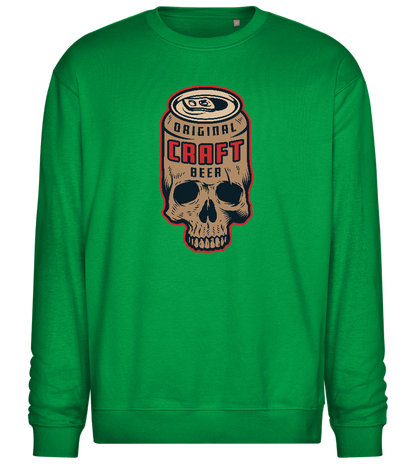 Craft Beer Design - Comfort Essential Unisex Sweater_MEADOW GREEN_front