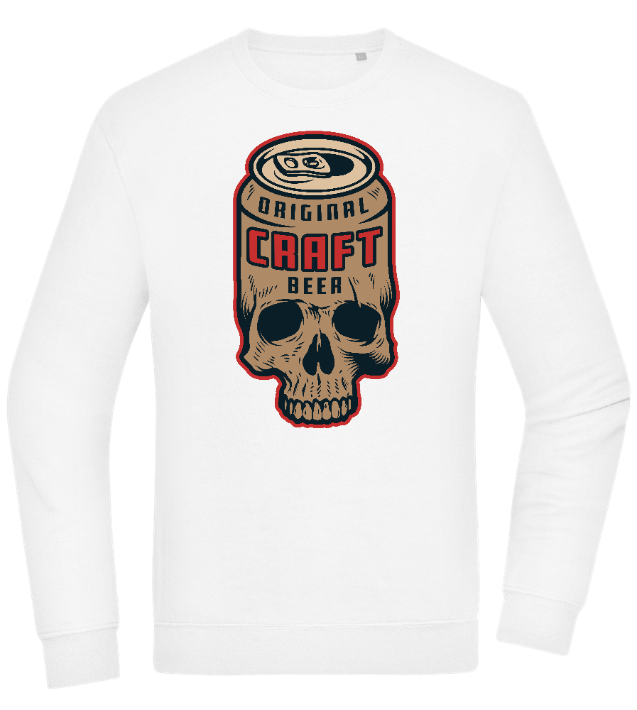 Craft Beer Design - Comfort Essential Unisex Sweater_WHITE_front