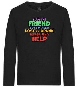 I am the Friend Design - Premium kids long sleeve t-shirt
