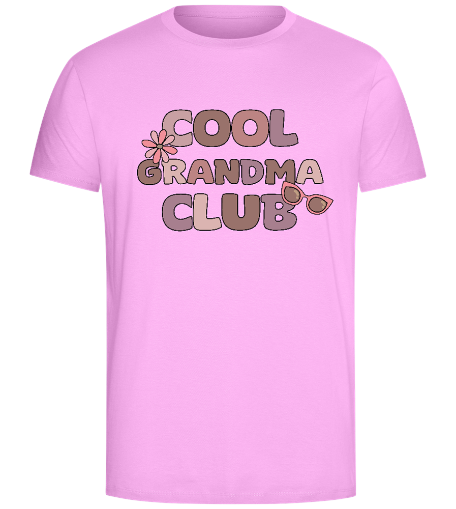 Cool Grandma Club 2 Design - Comfort Unisex T-Shirt_CANDY PINK_front