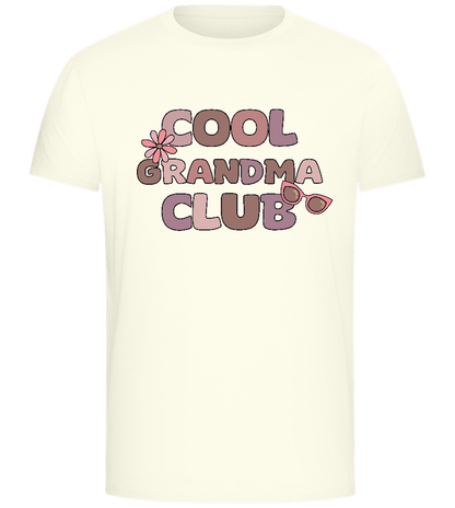 Cool Grandma Club 2 Design - Comfort Unisex T-Shirt_ECRU_front