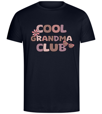 Cool Grandma Club 2 Design - Comfort Unisex T-Shirt_FRENCH NAVY_front